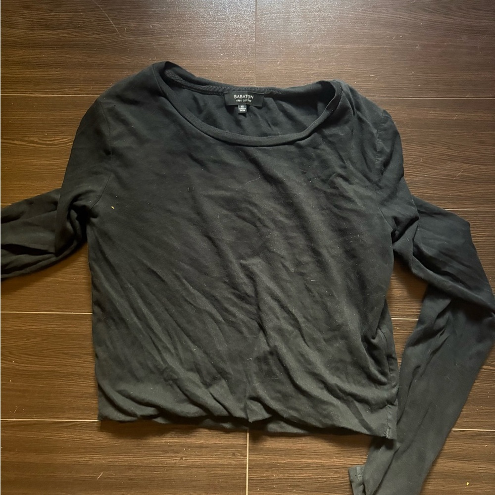 Babaton Black Long Sleeve Top